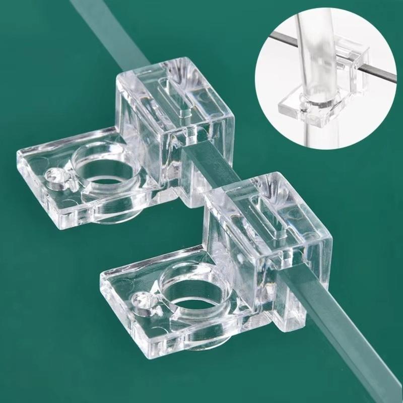 PRWL Pet 1 cái Bền bỉ Trong suốt Giá đỡ kính bể cá Acrylic…