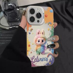Colorful Labubu Apple 14 Fun 16PLUS Phone Case Soft Case iPhone 15PRO Personalized 11PROMAX