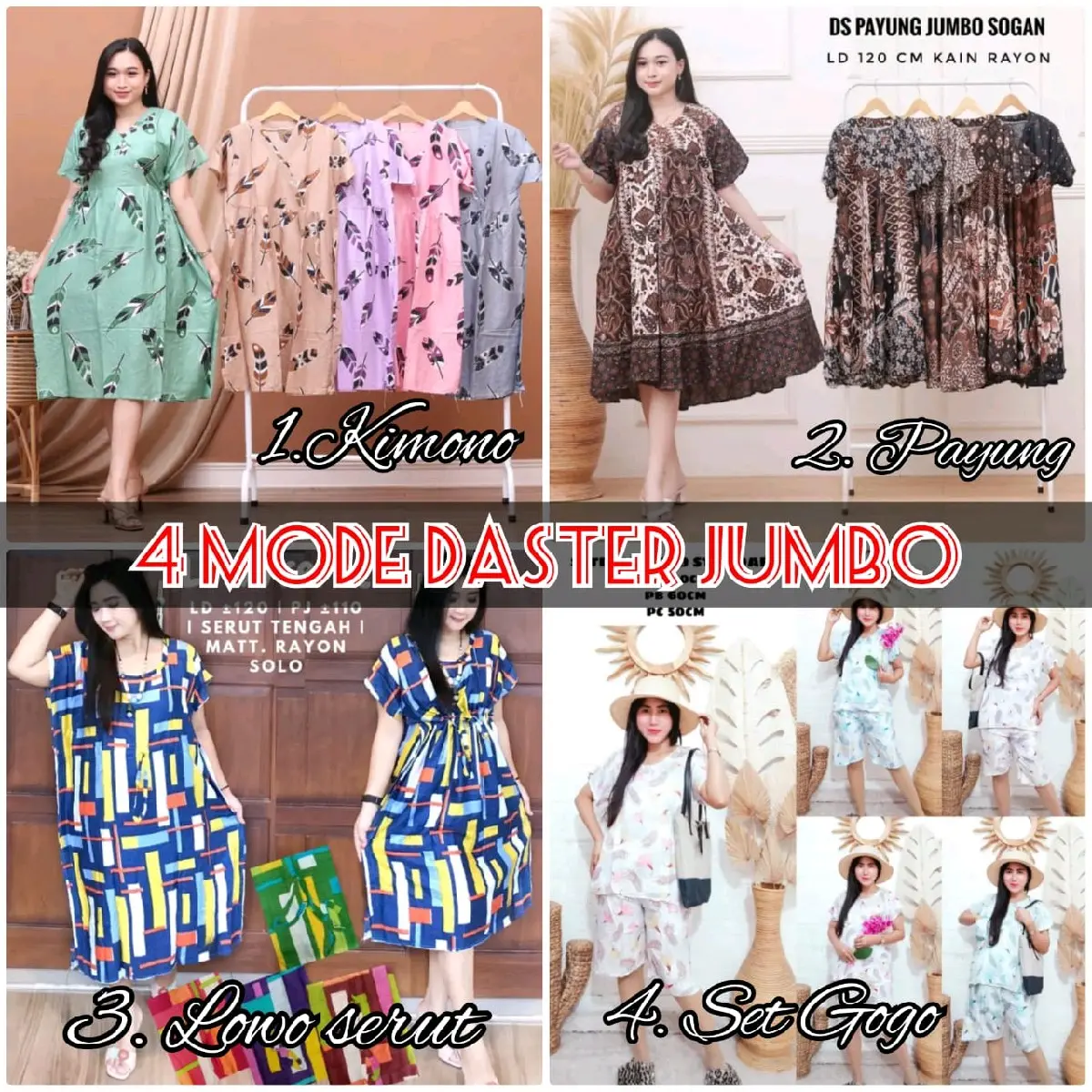 PAKET JUMBO 100 DAPAT 4 DASTER & STELAN