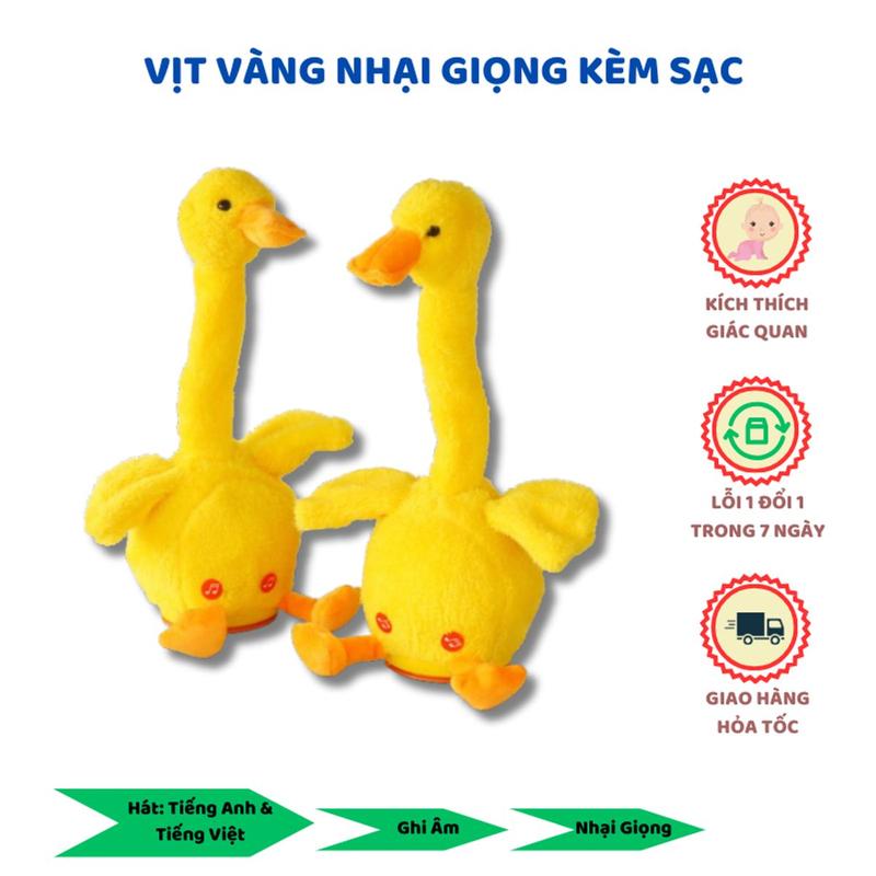Đồ Chơi Vịt Nhồi Bông Biết Nhảy Múa, Hát Và Nhại Giọng Nói , Đồ Chơi Cho Bé