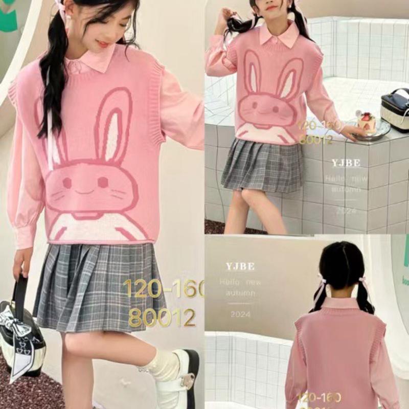 Set váy 3 ct sz đại áo sơ mi áo ghi lê len xinh cv hàng QC 0