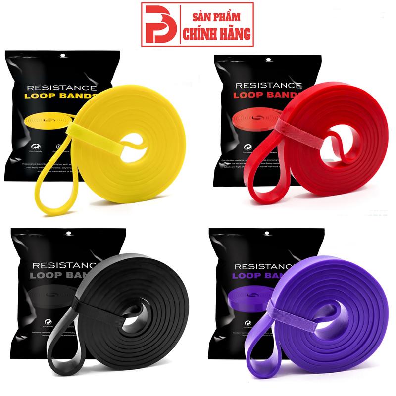 Dây kháng lực powerband dây co dãn đàn hồi chun tập Gym Prowin fitness Cao Su