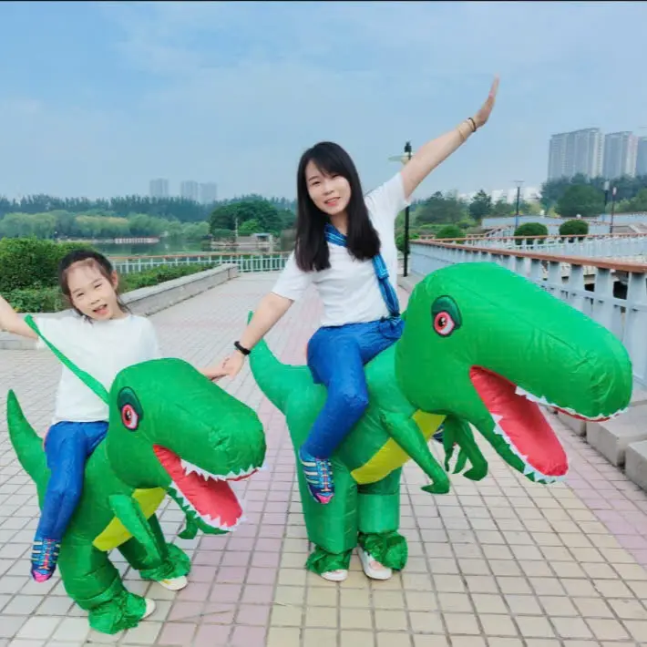 Khủng long bơm hơi cho bé vui nhộn Mascot trang phục động vật khủng long Halloween 5
