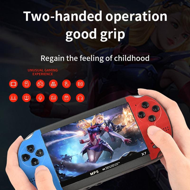 Trò chơi cầm tay Cổ Điển PSP X7 / X12, 5.1 inch, hỗ trợ trò chơi NES, Phiên bản 24 tàu, Trò chơi Cổ Điển 7