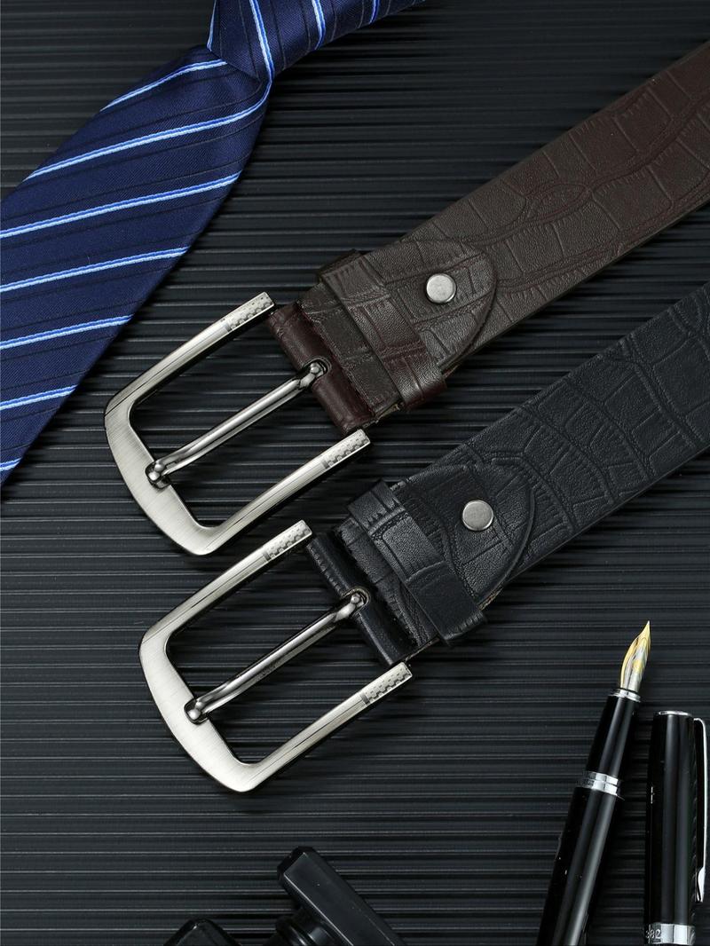 Product Introduction of Men's Vintage Fashion All-match Belt, Casual Business Belt for Jeans Trousers, Daily Clothing Decoration, Trendy Exquisite Belt for Birthday Gift 4