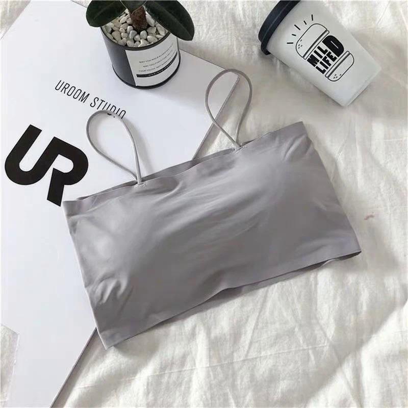 Product Introduction of Áo Ngực Nâng Ngực, Gợi Cảm, Dành Cho Phụ Nữ, Chất Liệu Lụa Lạnh Áo Crop Top, Liền Mạch, Áo Ống Dây Đeo, Không Tay, Áo Yếm, Đồ Lót, Áo Ngực Thân Mật Nữ 16