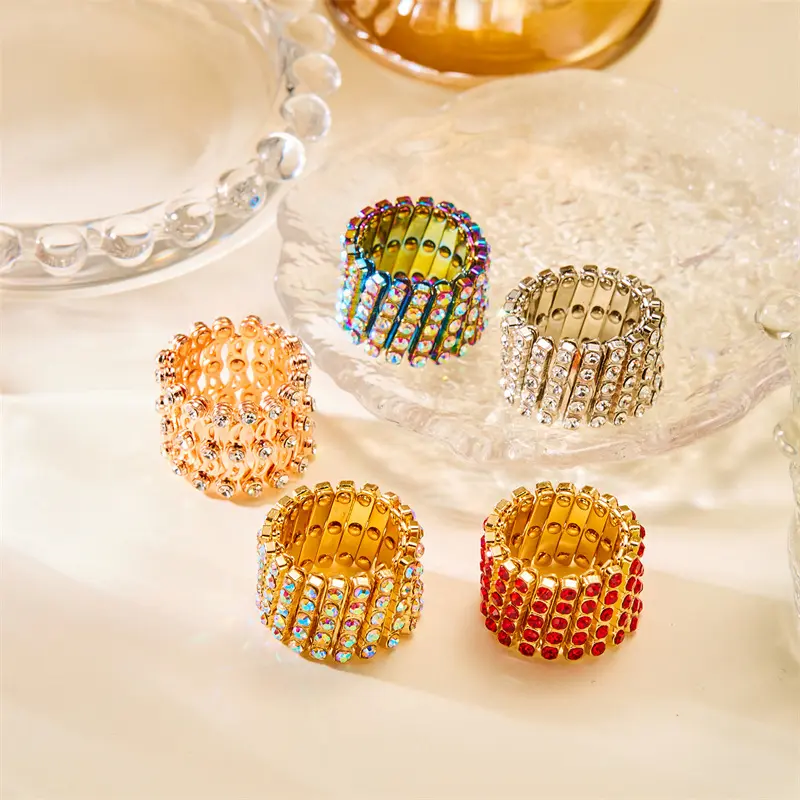 Cross-Border New Telescopic Ring Bracelet, Dual-Use Transformable Adjustable Ring, Versatile Magic Telescopic Ring for Women