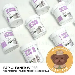 [55]   Tisu Basah Pembersih Noda Telinga Chamomile Pet Ear Wipe Anjing Kucing