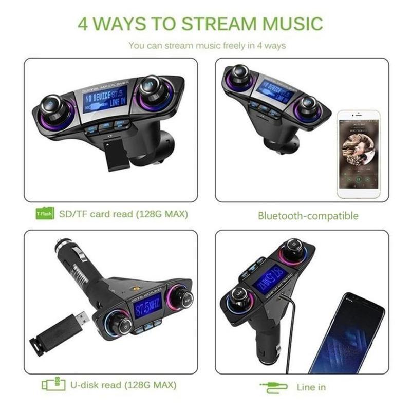 Product Introduction of ชุดคอนโซลกลางรถยนต์ไร้สาย, พร้อมเครื่องเล่น MP3 USB, เครื่องส่งสัญญาณ FM, แฮนด์ฟรีบลูทูธ, และอินพุตเสียง Aux, X7P5 42
