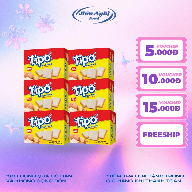 COMBO 12 Hộp Bánh Tipo Trứng Nướng Hữu Nghị 39g