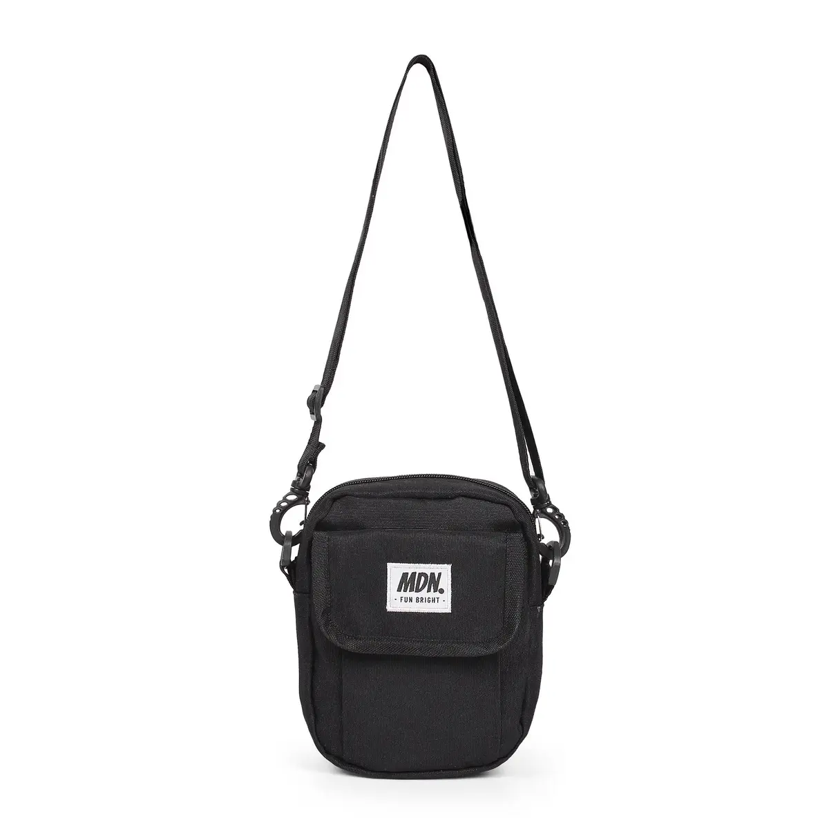 MDN Velcro Bag | Simple Bag | Slingbag | Tas Selempang | Shoulderbag | Waistbag - VELCRO BAG hitam pria