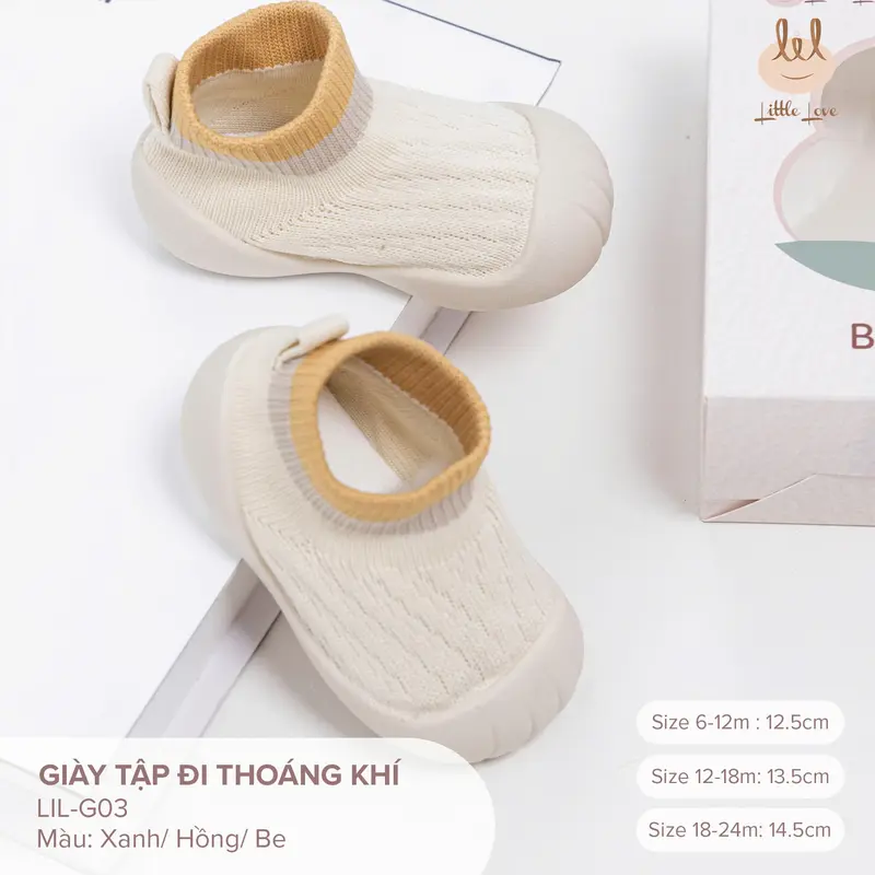 Giày tập đi dành cho bé Lil Little love (LIL-G03) 1