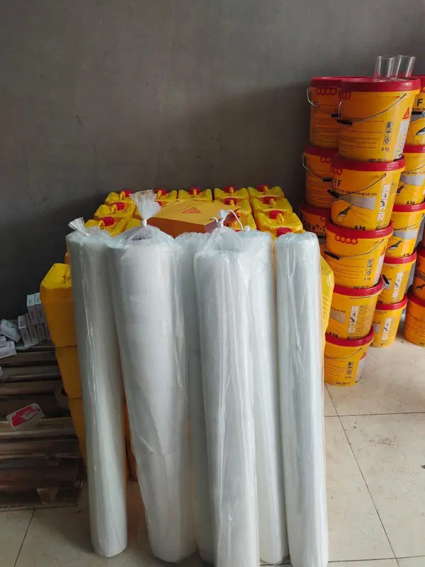 LƯỚI THỦY TINH GIA CỐ LỚP CHỐNG THẤM KHỔ 1*50M- CHỈ SỬ DỤNG KẾT HỢP VỚI SƠN CHỐNG THẤM, CHỐNG THẤM 2