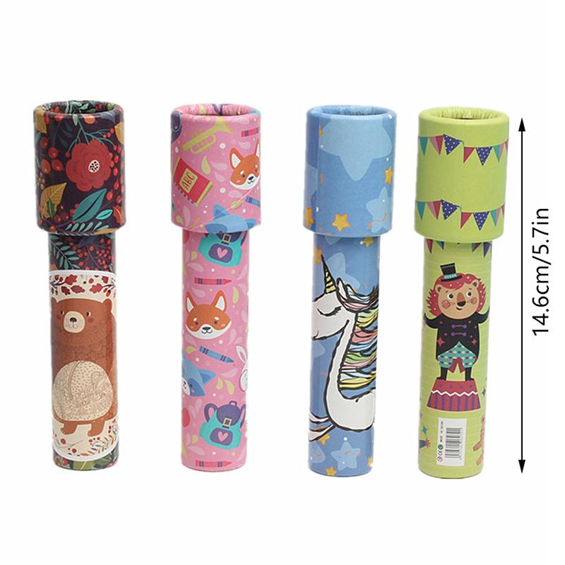 Product Introduction of 1Pc Rotating Kaleidoscope Classic Nostalgic Child Science Experiment Toy Parent-child Kid Educational Toy Magical Change Gift 25