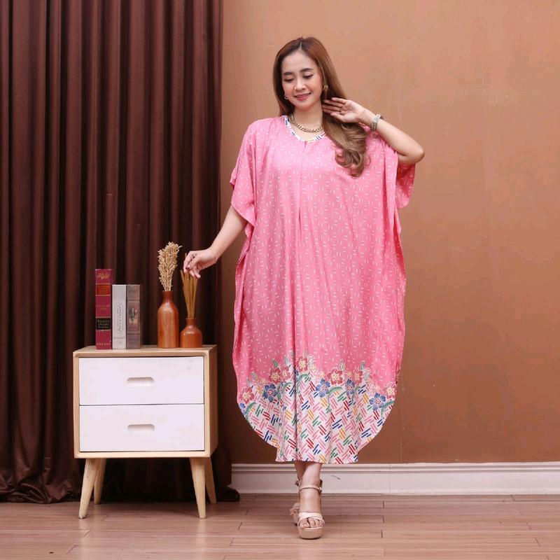 Daster Lowo Namira Soft Ld 140 | Daster Rayon Bunga 3