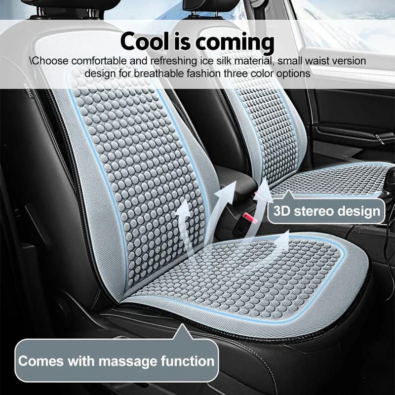 Product Introduction of [COD+Limited Time Offer] High quality Car Cushion Summer Cool Cushion Ice Silk Seat Cover Car Cushion Seasonal Universal Cooling Cushion Seat Protector Pad 24