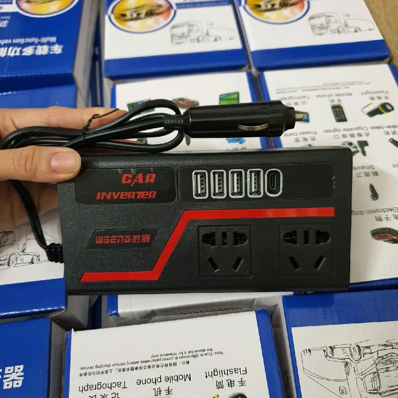  HOT mới Đổi nguồn điện 12v 24v ra 220v dành cho các loại xe ô tô 