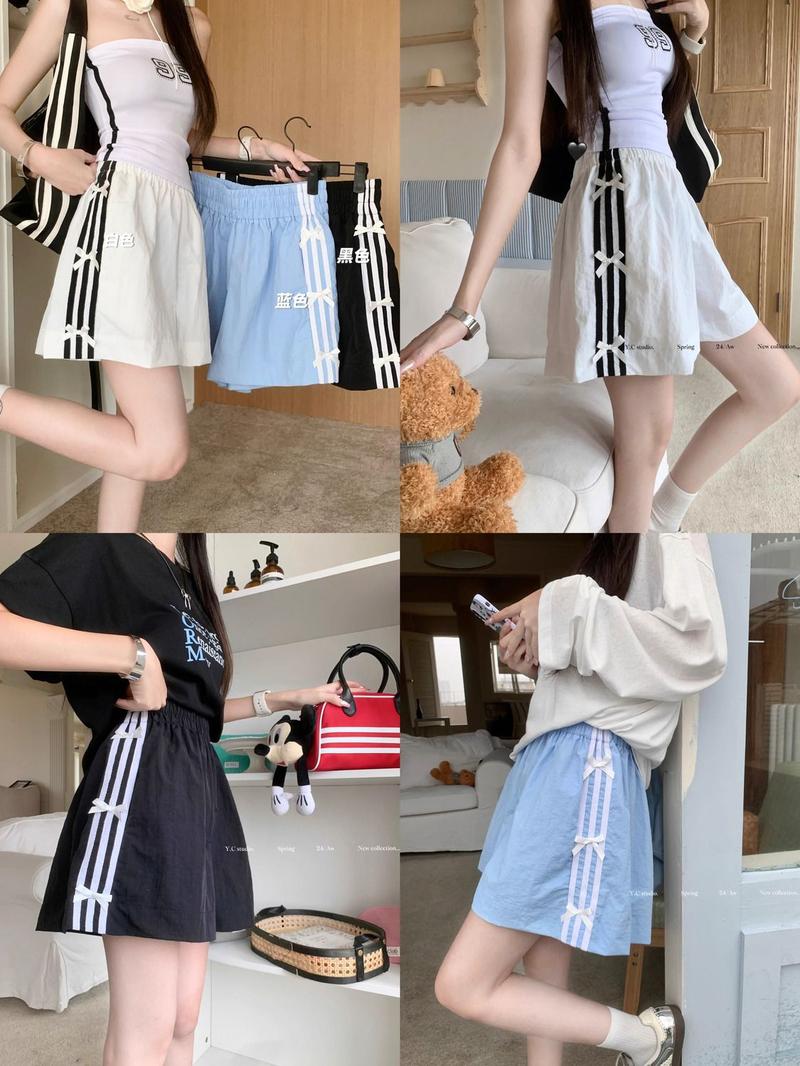 Product Introduction of Ice Silk Quick-Drying Wide-Leg Pants Women's Summer Thin Loose plus Size Casual Fitness Yoga Hot Pants Sports Pants 1