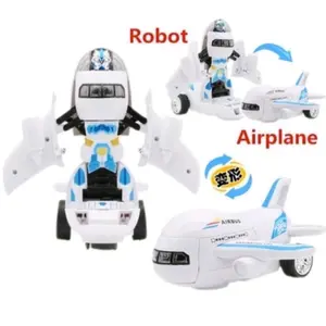 Mainan mobil Berubah jadi robot AIRBUS WARRIOR anak cowok