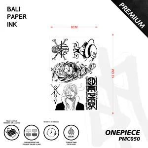 Bali Paper Ink Tato Temporer PMC050 Onepiece Premium Ketahanan 2-4 Minggu