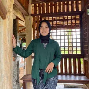 Kebaya Kutu Baru Polos Katun Kebaya Lengan Panjang Kebaya Moderen Kebaya Kartini kebaya wisuda Wanita Atasan