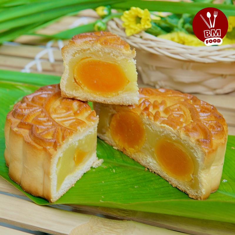 COMBO 4 BÁNH TRUNG THU TÂN DÂN LỢI 200G 2 TRỨNG MUỐI - VỊ TÙY CHỌN - Chỉ có 4 bánh không hộp đỏ 6