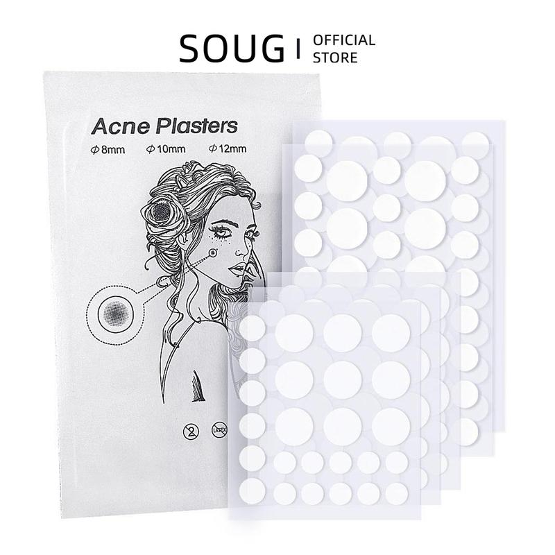 Miếng Dán Mụn, Trong Suốt, Không Thấm Nước, Hydrocolloid, Hình Tròn Vô Hình Chăm Sóc Da