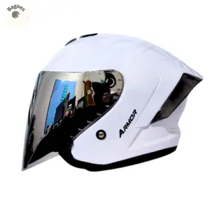Helm JS ARMOR Half Face Solid Pria Wanita SNI Motorcycle helm  half