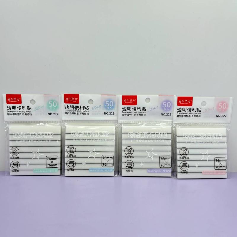 Product Introduction of กระดาษโน้ตฝ้าใส ลายการ์ตูนน่ารัก สำหรับนักเรียน แผ่นจดบันทึก กระดาษโน้ตกาว ปี 2025 22