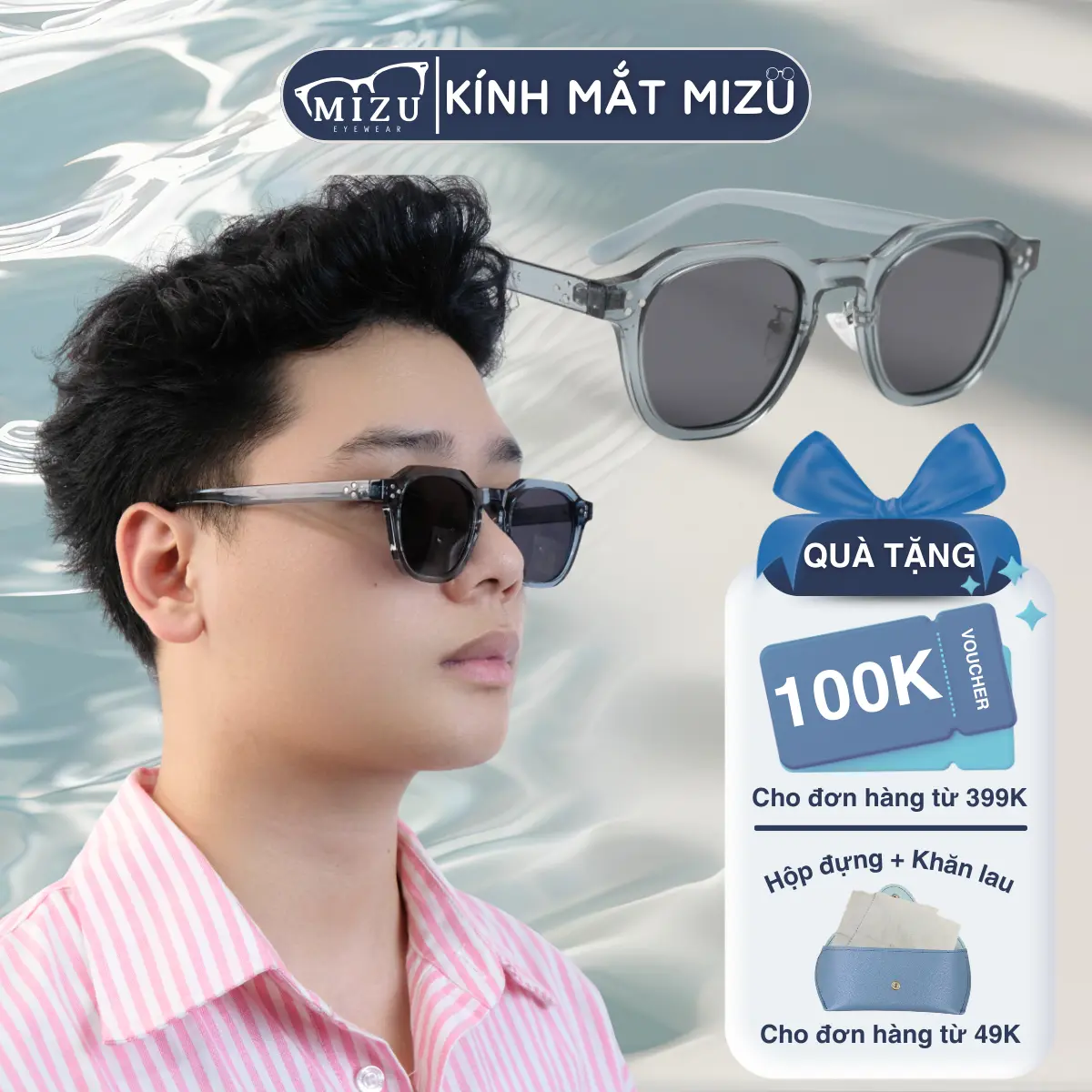Kính Râm Đa Năng MIZUEYEWEAR Chống UV, Chống Chói, Bảo Vệ Mắt Hiệu Quả, Phù Hợp Mọi Phong Cách - "Phong"