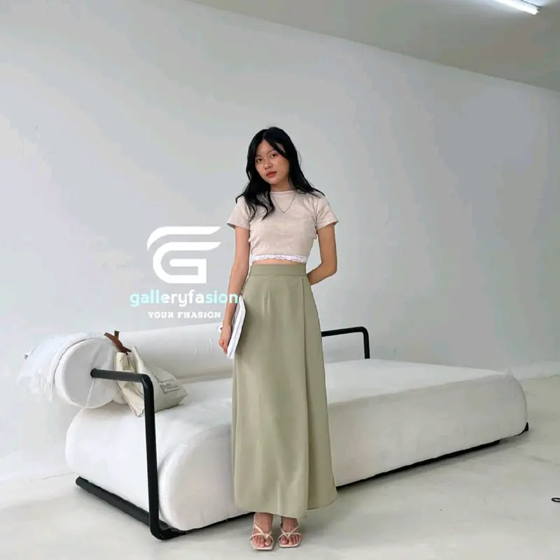 Rok Wanita Yoora Skirt | A-Line Maxi Skirt | Raya Collection 6