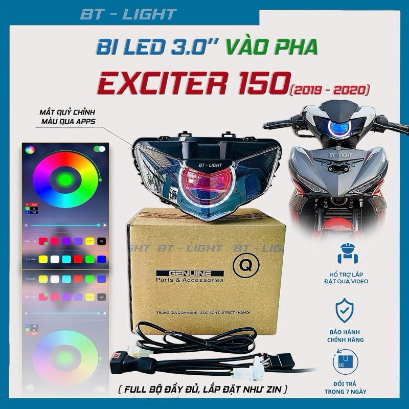 Đèn Pha Bi Cầu Led 3.0" M10 Light cho Exciter 2019 + Autopassing