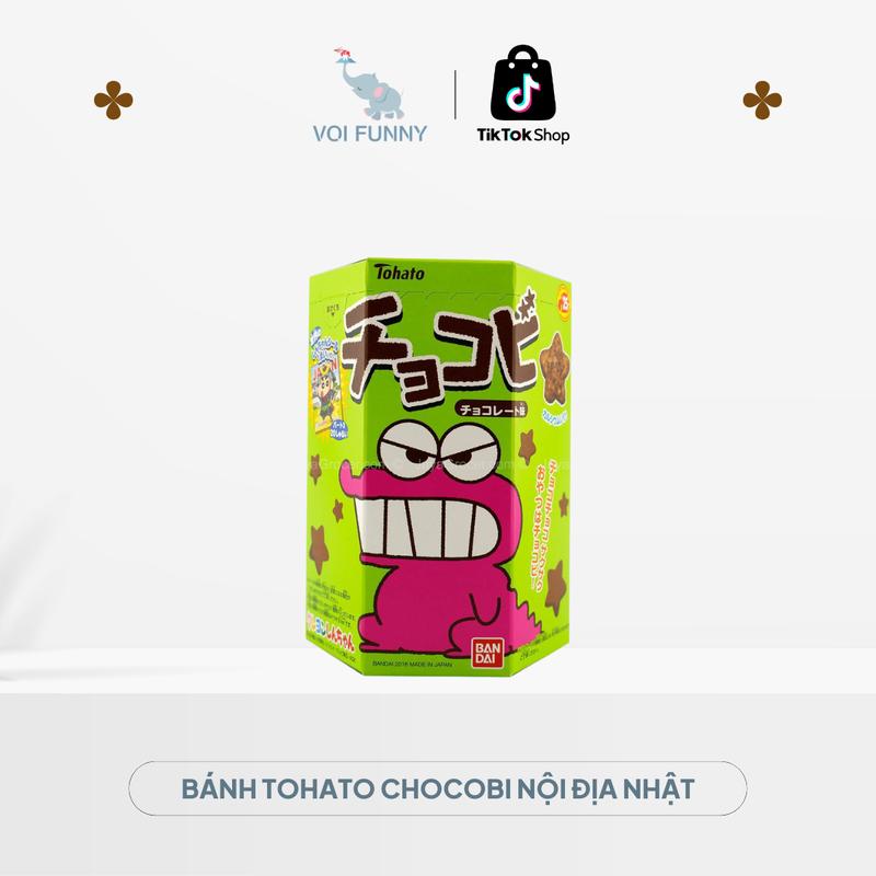 Bánh Snack Shin Cậu Bé Bút Chì - Tohato Chocobi Nội Địa Nhật Vị Sô Cô La