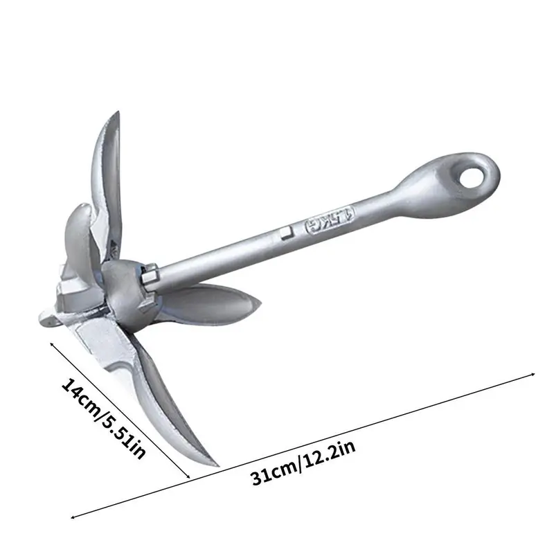 Chốt Kayak, Chốt Thuyền Cao Su, Chốt Gấp, Chốt Thuyền Nhỏ Mạ Kẽm, Thích Hợp Để Câu Cá 8