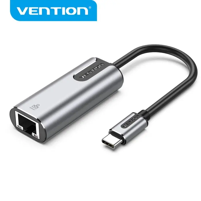 VENTION USB Type C to LAN RJ45 Gigabit Ethernet Adapter Aluminum Alloy 0