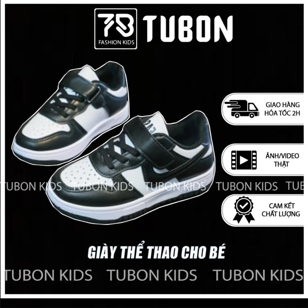 Giày Thể Thao Bé Trai và Gái, Giày Đi Học Style Hàn Quốc Năng Động, Giày Thể Thao Bé Trai 3–12 Tuổi G015 - TUBON KIDS