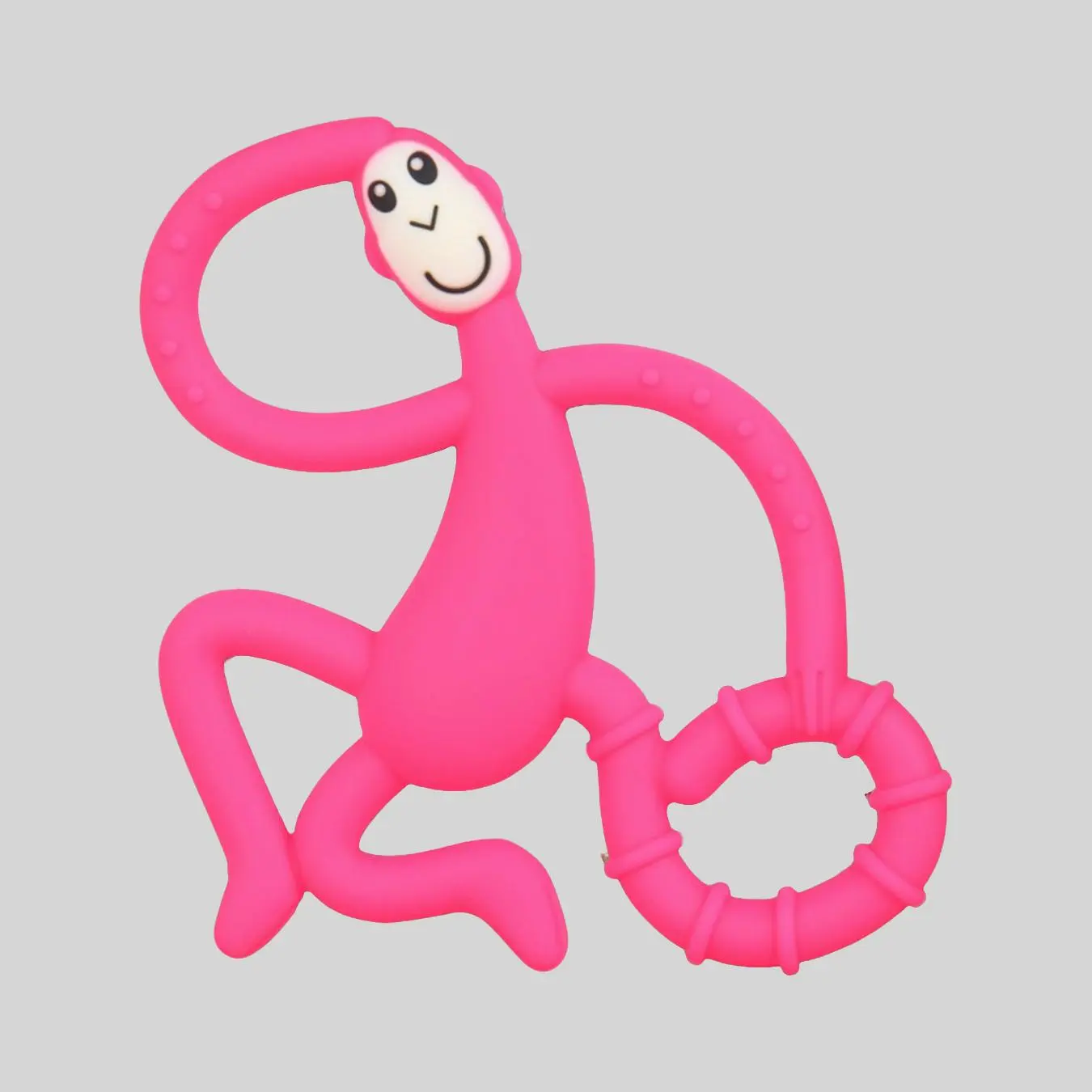 Soft Silicone Funny Monkey Shaped Teether, Animal Silicone Teether for Baby, Baby Teething Toys, Creative Teether Sensory Toys, Baby Teething Roller Toy, Fidget Toys for Kids, Girls Birthday Gift, Baby Stuff, Newborn Baby Products 2024, Christmas Gift Set