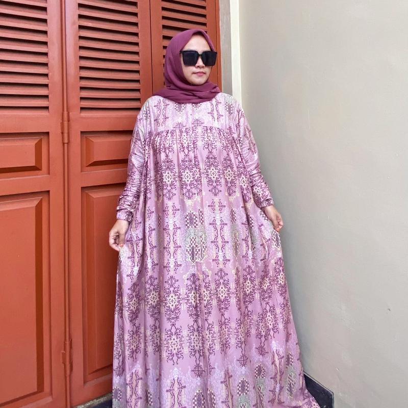 Gamis Wanita Muslimah Sahira Jumbo Rayon Viscose Premium 1