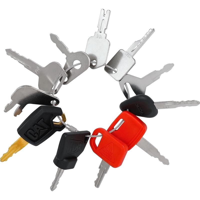 11 Heavy Equipment Keys Set, Construction Master Machine Keys Set for ...