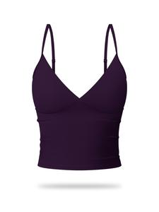 Top deportivo tipo camiseta de color sólido para mujer, top deportivo cómodo y transpirable, ropa deportiva para damas para uso interior y exterior