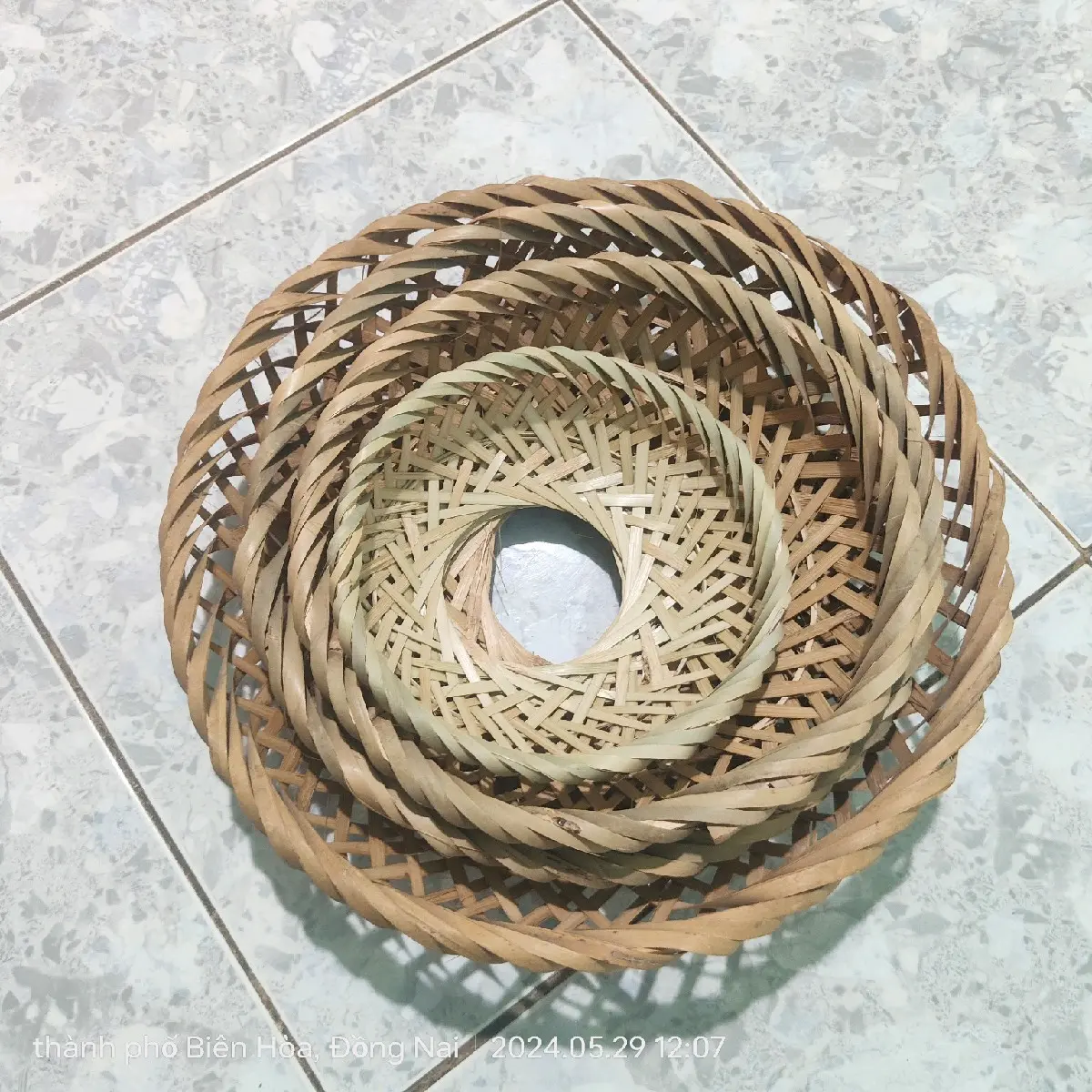 rế tre , rế lót nồi có các đường  kính 15,21,25,30 cm
