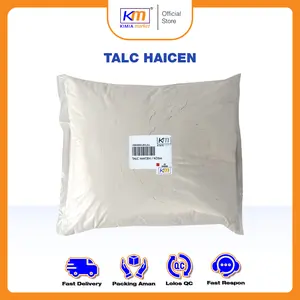 2pcs Talc Haicen 1Kg / Talk Powder netto / Cosmetic Grade Tubuh Kosmetik