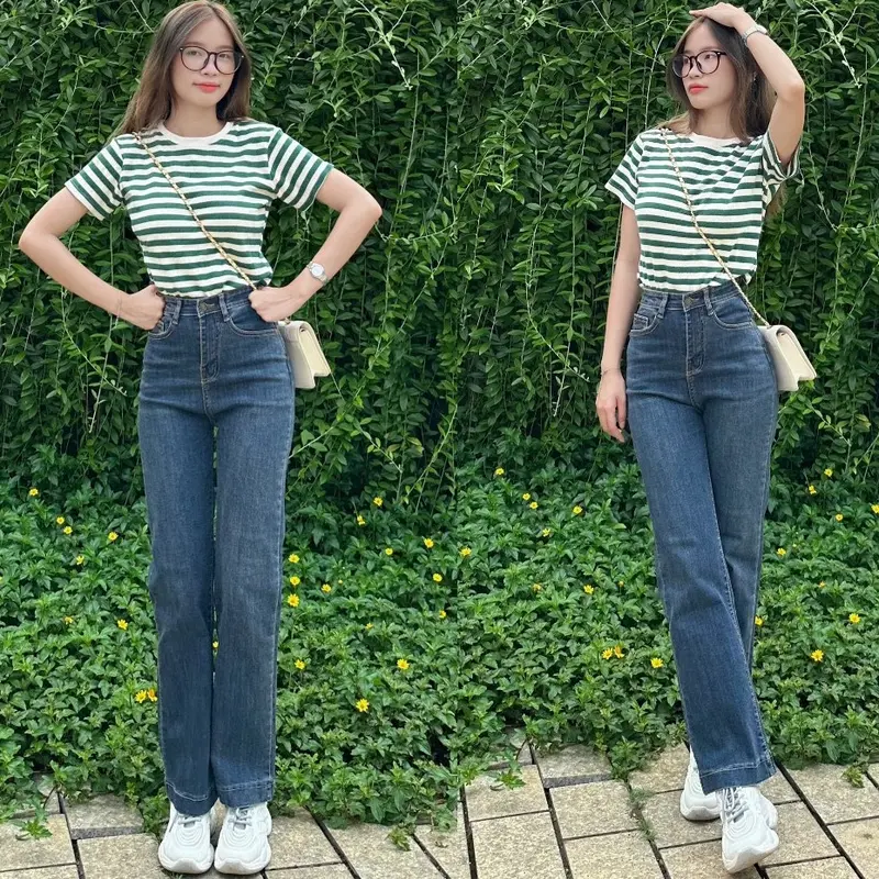 Quần Jean ống đứng