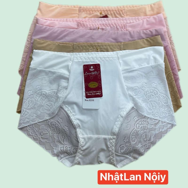 Quần thun lạnh lưng vừa phối gấm mềm mịn Nữ Quần Lót