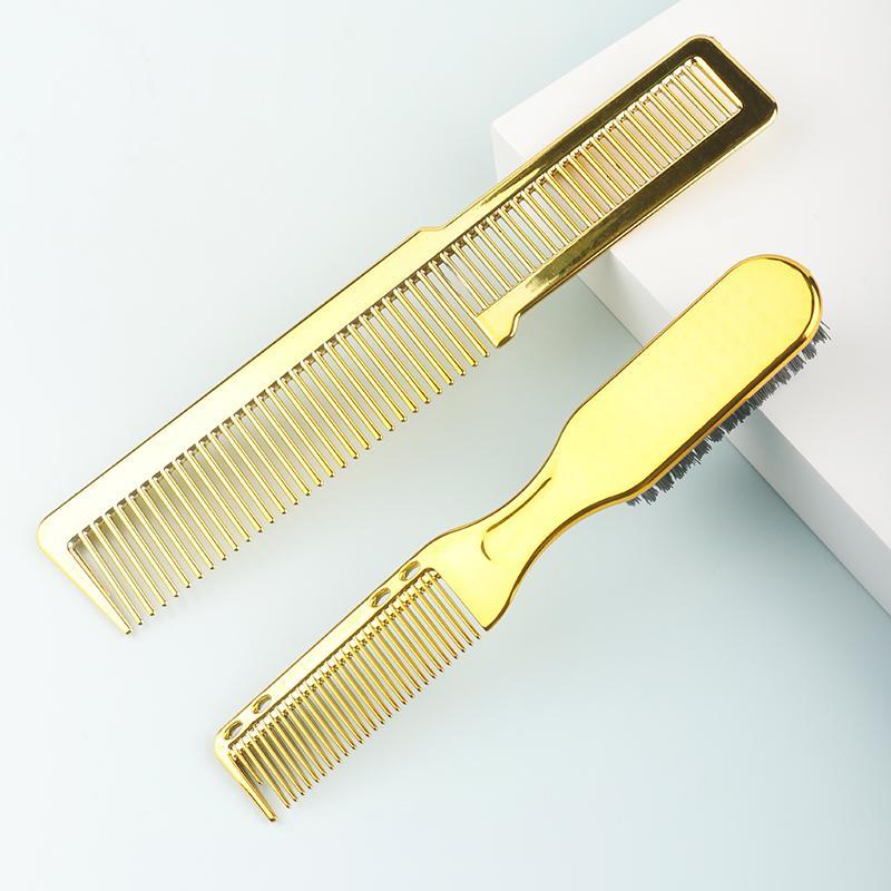 Double Sided Hair Brush Comb, 2 Counts/set Hair Salon Styling Comb, Beard Comb, Hairdressing Comb, Hair Styling Tool for Women & Men 5