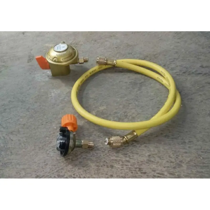 refil alat isi ulang gas kaleng portabel selang manifold kaleng freon AC flushing pipa kapiler AC 1