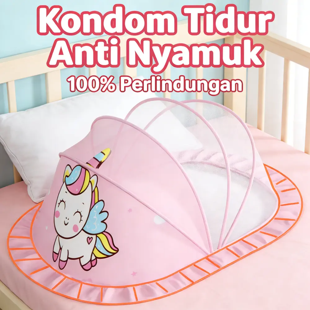 Jaringan Nyamuk Tidur Bayi Melipat Kali Dapat Dikembalikan, Aman & Nyaman untuk Seluruh Lingkungan - Model [Model Name] - Panjang [Panjang] cm, Lebar [Lebar] cm