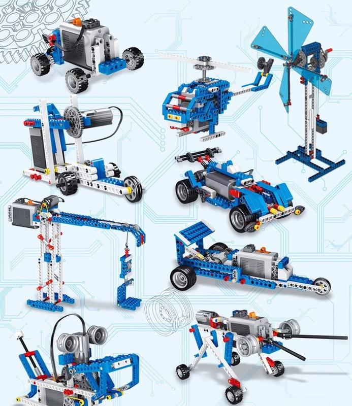 Bộ đồ chơi lắp ghép giáo dục tư duy Lắp ráp Kỹ Sư Cơ Khí 9686 - có động cơ - lắp ghép động cơ robot toy tháo lắp Bộ Lắp Ráp Xếp Hình