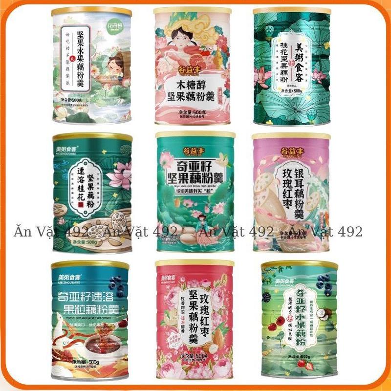 Combo Đủ Loại 3 Bột Củ Sen Mix Hạt Dinh Dưỡng  - Ăn Vặt 492