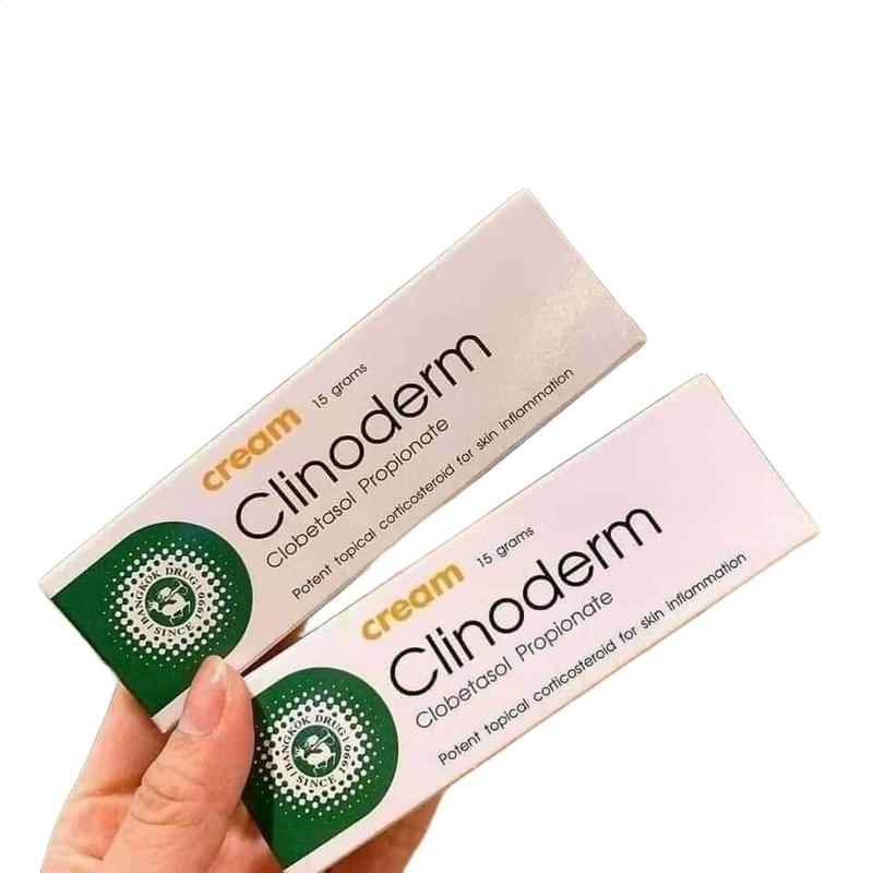 Combo 2 tuýp kem bôi ngoài da Clinoderm Thái Lan tuýp 15g